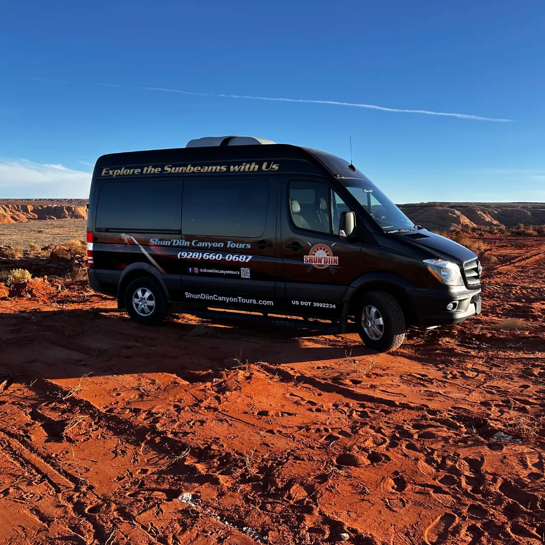 The Shun'Diin Sprinter on red sand near Page